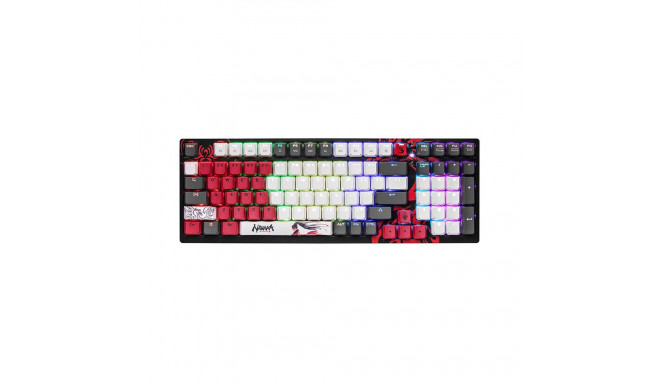 Klawiatura mechaniczna A4TECH BLOODY S98 USB Naraka (BLMS Red Plus Switches)