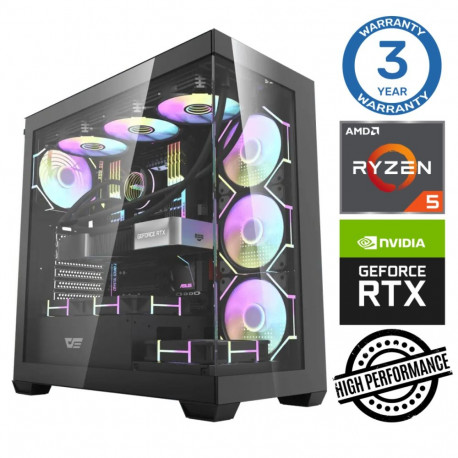 INTOP Ryzen 5 7500F 32GB DDR5 1TB SSD M.2 NVME RTX5060Ti 16GB no-OS