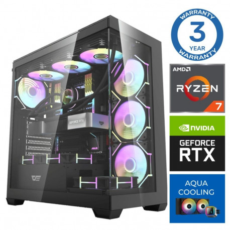 INTOP AQUA Ryzen 7 7700X 64GB DDR5 1TB SSD M.2 NVME+2TB RTX5070 12GB no-OS