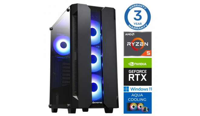 INTOP AQUA Ryzen 5 7600X 32GB DDR5 2TB SSD M.2 NVME+2TB RTX3060 12GB WIN11