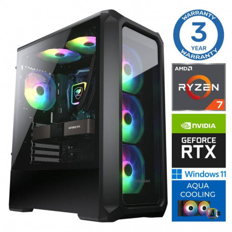INTOP AQUA Ryzen 7 8700F 16GB DDR5 2TB SSD M.2 NVME+2TB RTX5060Ti 16GB WIN11Pro