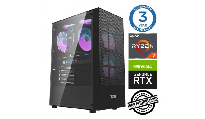 INTOP Ryzen 7 8700F 16GB DDR5 1TB SSD M.2 NVME RTX3060 12GB no-OS