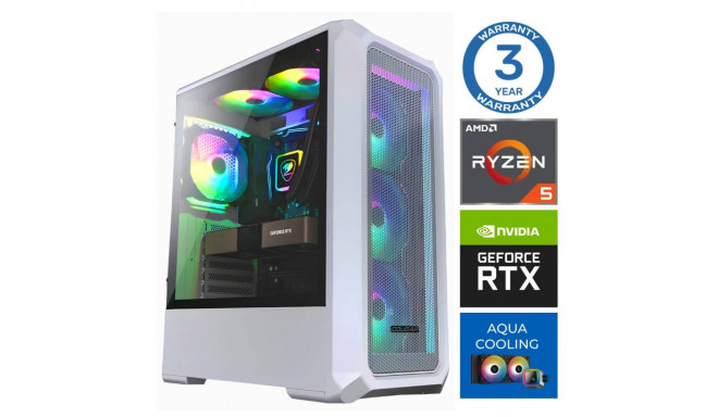 INTOP AQUA Ryzen 5 7600X 32GB DDR5 2TB SSD M.2 NVME+2TB RTX3060 12GB no-OS