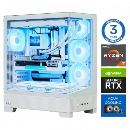 INTOP AQUA Ryzen 7 7700X 64GB DDR5 1TB SSD M.2 NVME+2TB RTX5060Ti 8GB no-OS