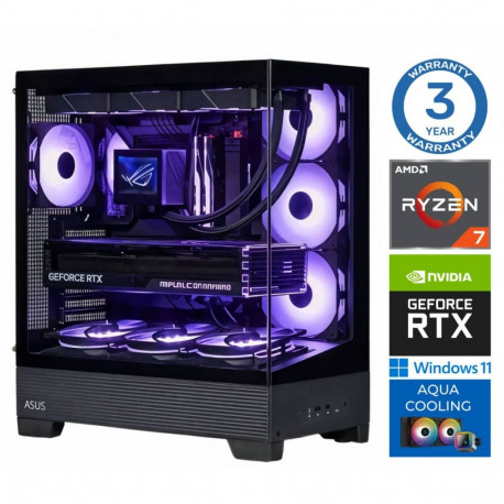INTOP AQUA Ryzen 7 7700X 64GB DDR5 1TB SSD M.2 NVME+2TB RTX5060Ti 8GB WIN11Pro