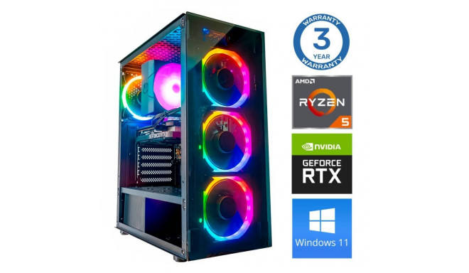 INTOP Ryzen 5 7600X 16GB DDR5 500SSD M.2 NVME+2TB RTX5060Ti 8GB WIN11Pro