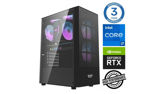 INTOP i7-14700F 32GB DDR5 2TB SSD M.2 NVME+2TB RTX5060Ti 8GB no-OS