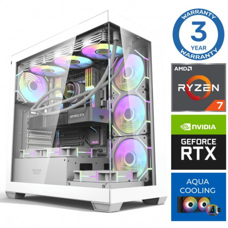 INTOP AQUA Ryzen 7 9700X 32GB DDR5 1TB SSD M.2 NVME RTX5060Ti 8GB no-OS