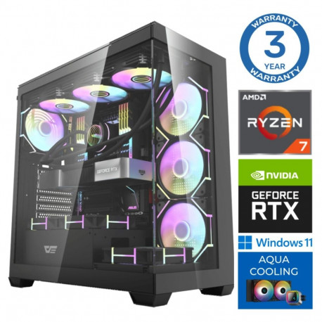 INTOP AQUA Ryzen 7 7700X 64GB DDR5 1TB SSD M.2 NVME+2TB RTX5060Ti 8GB WIN11Pro
