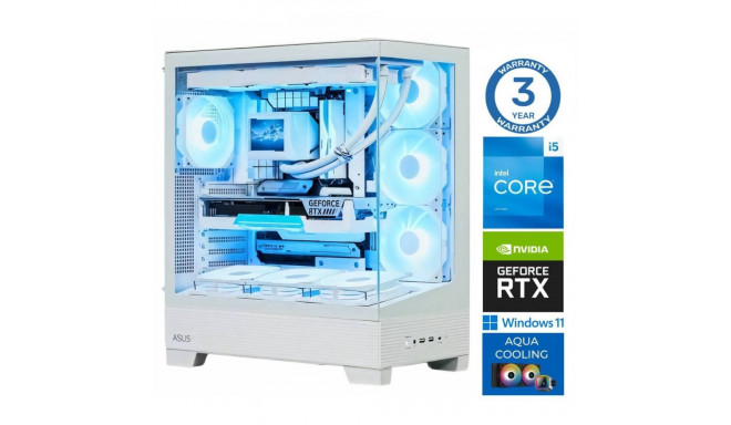 INTOP AQUA i5-14400F 16GB DDR5 1TB SSD M.2 NVME+2TB RTX5060 8GB WIN11Pro