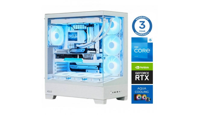 INTOP AQUA i5-14400F 16GB DDR5 1TB SSD M.2 NVME+2TB RTX5060 8GB no-OS