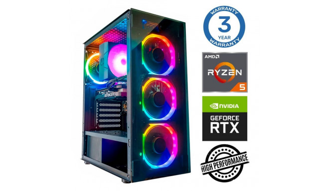INTOP Ryzen 5 9600X 16GB DDR5 250SSD M.2 NVME RTX5060 8GB no-OS