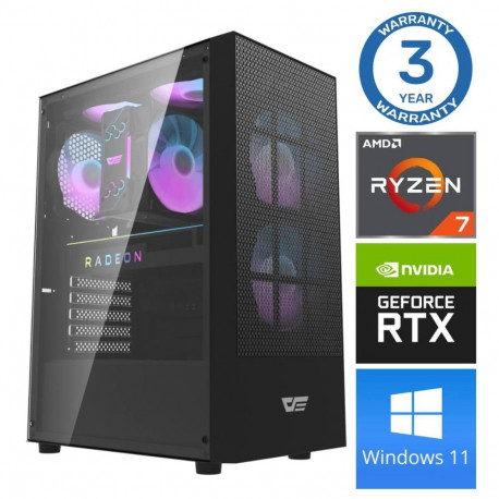INTOP Ryzen 7 7700X 64GB DDR5 500SSD M.2 NVME RTX5060 8GB WIN11Pro