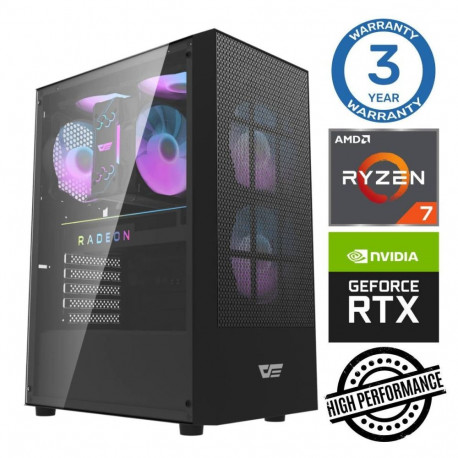 INTOP Ryzen 7 7700X 32GB DDR5 1TB SSD M.2 NVME RTX5060 8GB no-OS