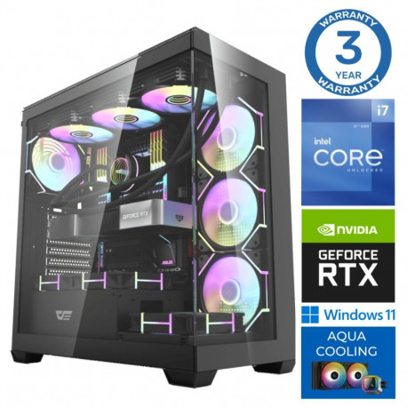 INTOP AQUA i7-14700F 16GB DDR5 1TB SSD M.2 NVME RTX5060 8GB WIN11Pro