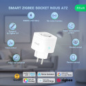 Nutikas ZigBee pistikupesa NOUS A7Z, 16A koos energiamõõtjaga, TUYA MQTT