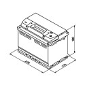 AKKU BOSCH 77AH/780A 0092S50080 S5 008
