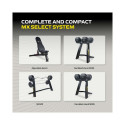 Reguleeritav hantel TUNTURI MX55 Dumbbell 4,5-24,9 kg, knurled