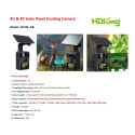 FK50 4G/LTE hunting camera with 5W solar panel and 7500mAh battery, includes SIM card and microSD 64