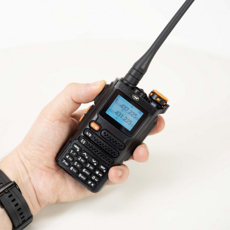 Kaasaskantav VHF/UHF raadiojaam PNI P16UV, 999 kanalit, kahe sagedusalaga TX ja 6 sagedusalaga RX, V