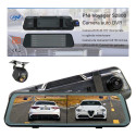 Car DVR camera PNI Voyager S2800 UHD 4K 170° built into the rearview mirror, 9.66 inch, IPS touchscr