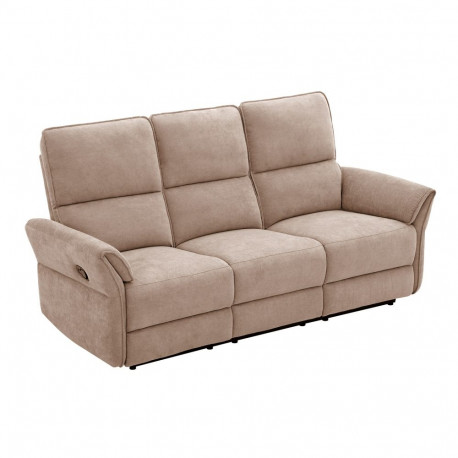 Diivan DAMIKA 3-kohaline elektriline recliner 200x92xH103cm, helepruun