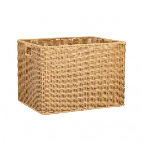 Basket BASILE 42,5x34xH30cm, natural
