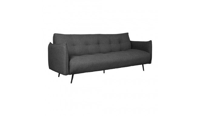 Sofa bed LANDER 3-seater, dark grey