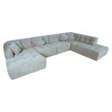 Corner sofa FORTE U-shape RC, beige