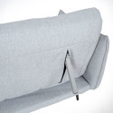 Sofa bed LANDER 3-seater, light grey