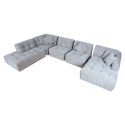 Corner sofa FORTE U-shape LC, beige