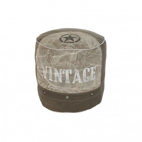 Padi DKD Home Decor Põranda Hall Polüester Puuvill Täht Alumiinium Vintage (44 x 44 x 44 cm)
