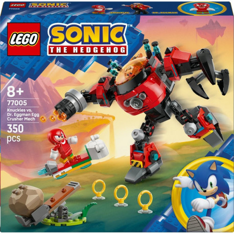 77005 Sonic the Hedgehog Knuckles vs. Dr. Eggmans Egg Crusher Mech