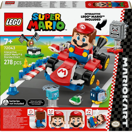 72043 Super Mario - Mario Kart: Interaktiver LEGO Mario & Standard-Kart