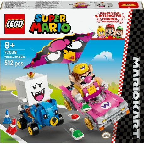 LEGO 72038 Super Mario - Mario Kart: Wario & King Buu Huu, construction toy