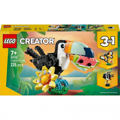 Creator komplekt 31173 3-in-1 metsikud loomad: tropiline tukaan