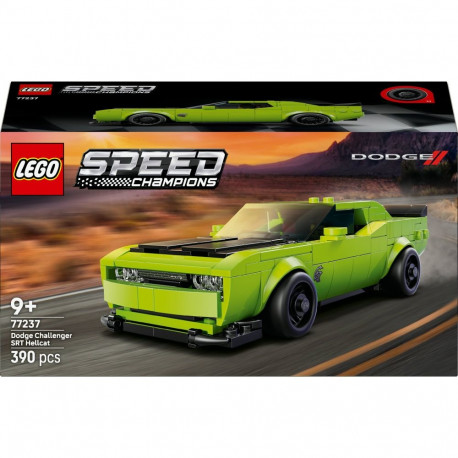 LEGO 77237 Speed Champions Dodge Challenger SRT Hellcat Sports Car, Construction Toy
