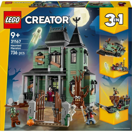 LEGO 31167 Creator 3-in-1 Haunted House, construction toy