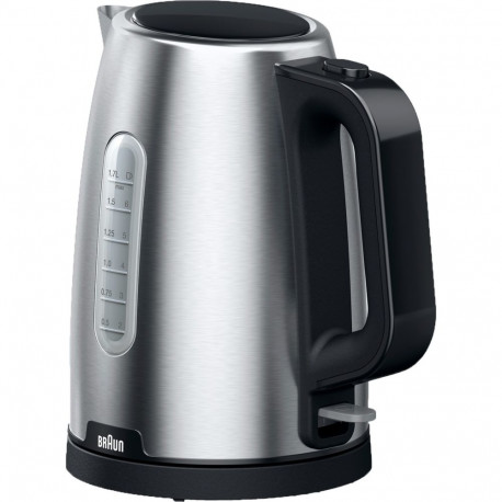 Wasserkocher PurShine WK 1500 BK (edelstahl/schwarz, 1,7 Liter, 2.200 Watt)