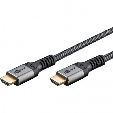 Plus HDMI-kaabel kõrge ülekandekiirusega Ethernetiga 4K @ 60Hz 15m, hall