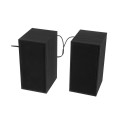 Tellur Basic 2.0 Speakers, 6W, USB/Jack, Wooden case, Volume control, Black