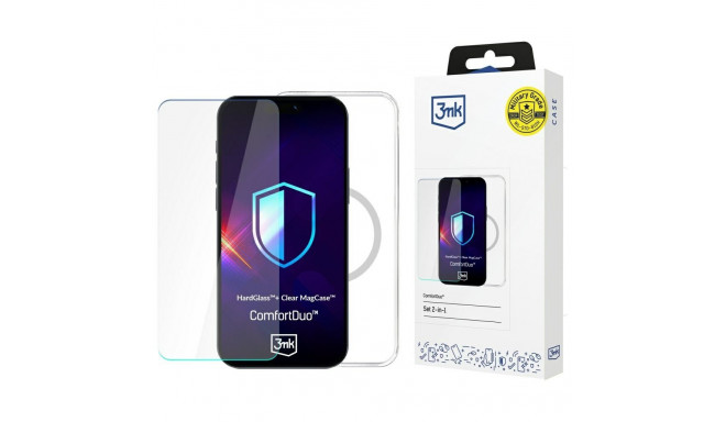 3MK ComfortDuo läbipaistev MagCase komplekt Apple iPhone 17 Pro jaoks