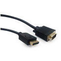 Gembird DisplayPort - D-Sub (VGA) cable 1.8m black (CCP-DPM-VGAM-6)