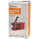 Denver SCR-2010 solar crank radio red