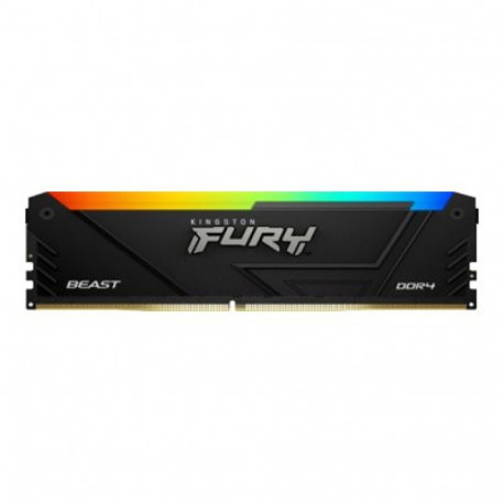 Kingston KF432C16BB12AK2/32 32GB 3200MT/s DDR4 CL16 DIMM (Kit of 2) 1Gx8 FURY Beast RGB | Kingston