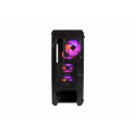 GENESIS IRID 505 ARGB Pc case, Midi tower, 2xUSB 3.0, 2xUSB 2.0, 2x Jack, Black | Genesis