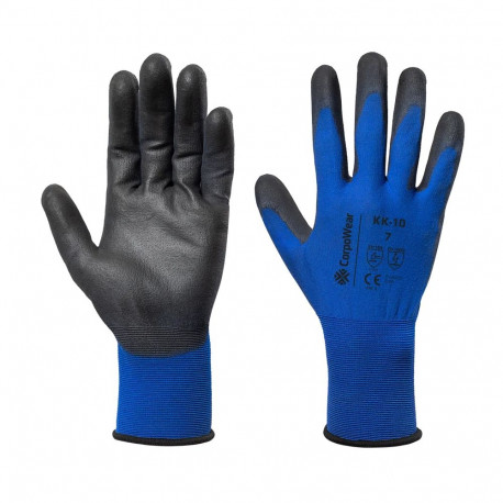 Work gloves touch-sensitive nylon KK10 blue M/8