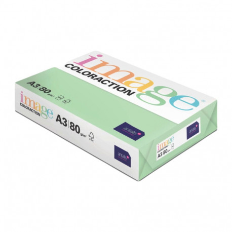 Colored paper A3 80g IMAGE Coloraction nr.65 pastel green (Forest) 500 sheets