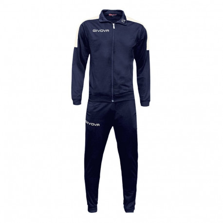 Givova Tuta Revolution Tracksuit navy blue-white TR033 0403 3XS