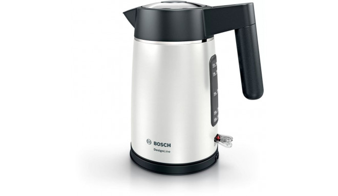 Bosch DesignLine elektriline veekeetja 1,7 l 2400 W must, hõbedane